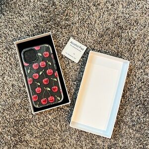 NWT Cherry Print Clear IPhone 13 Phone Case